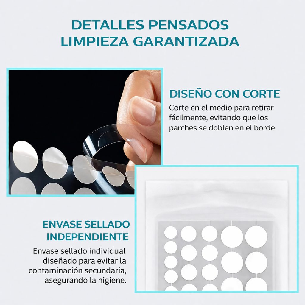 Parches para tratamiento del Acné