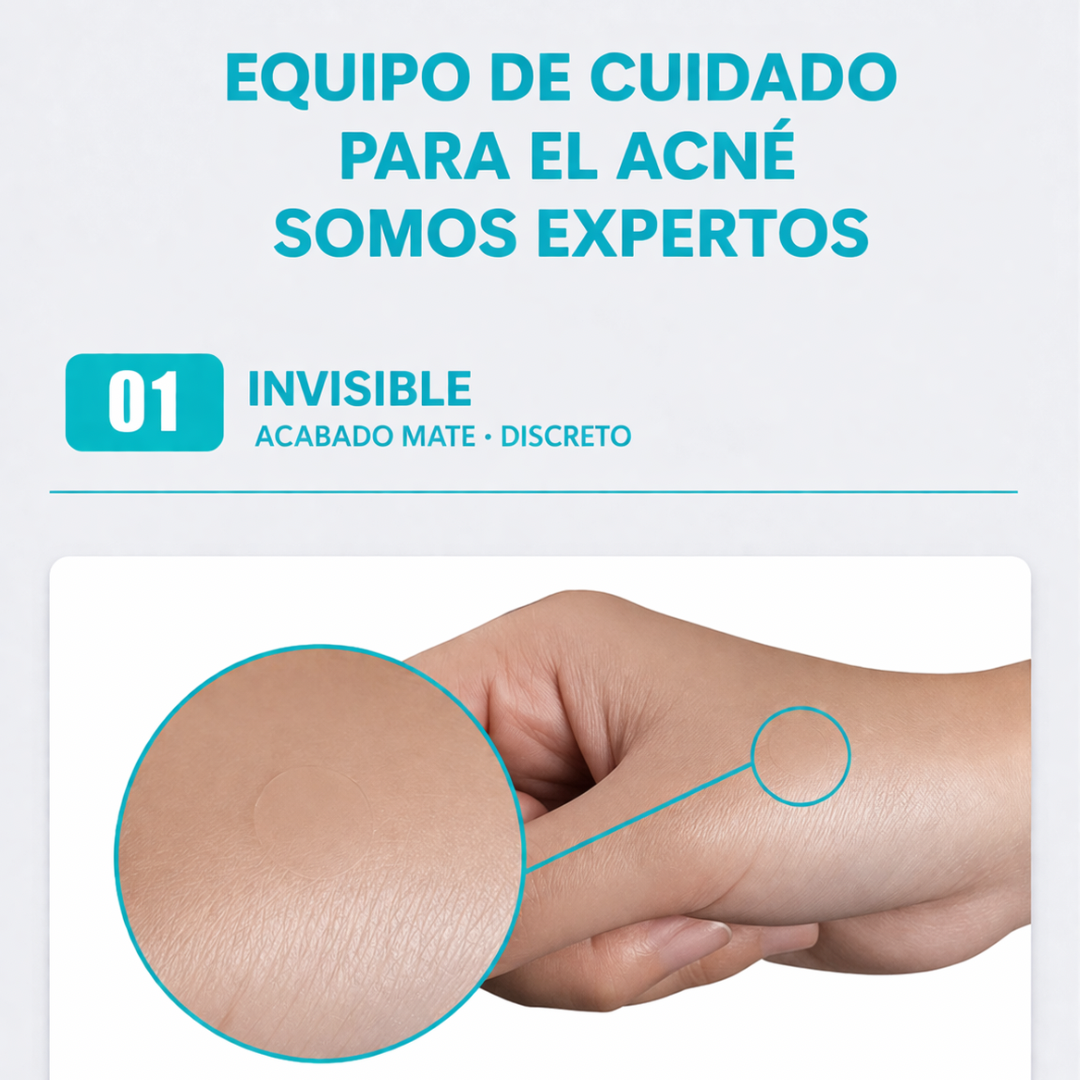 Parches para tratamiento del Acné
