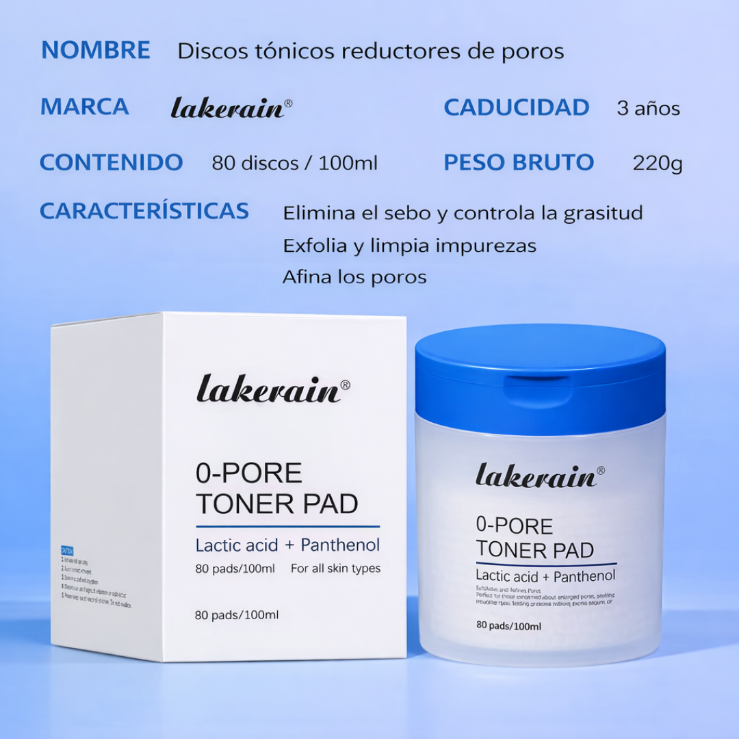 Discos Tónicos Reductores de Poros