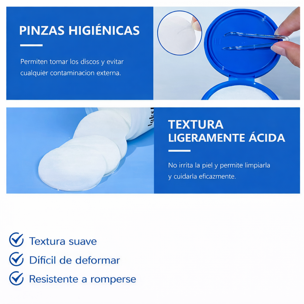 Discos Tónicos Reductores de Poros