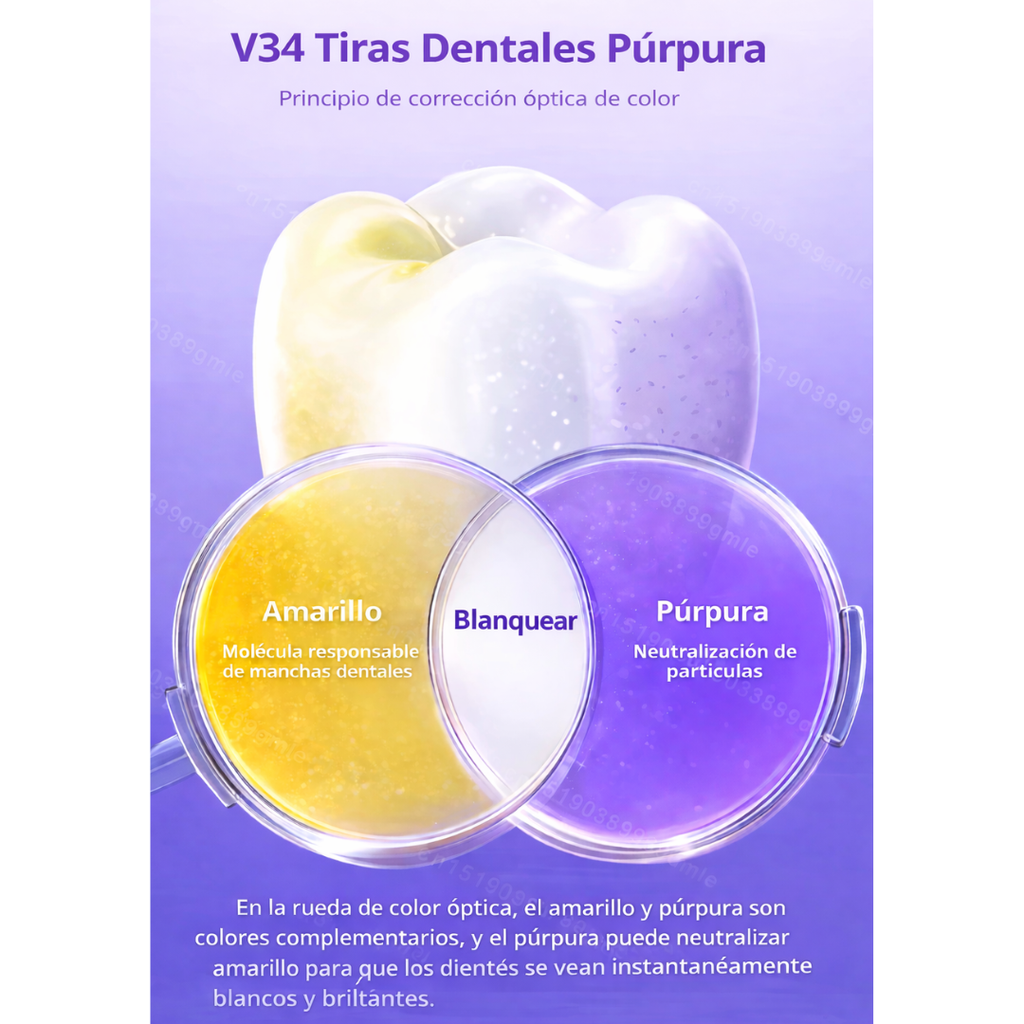 Tiras Blanqueadoras Dentales V34 Essence