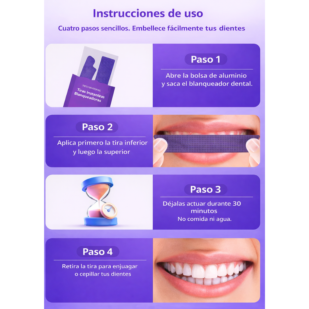 Tiras Blanqueadoras Dentales V34 Essence