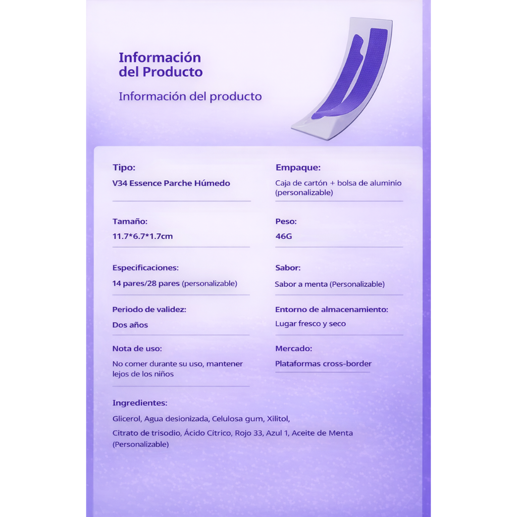 Tiras Blanqueadoras Dentales V34 Essence