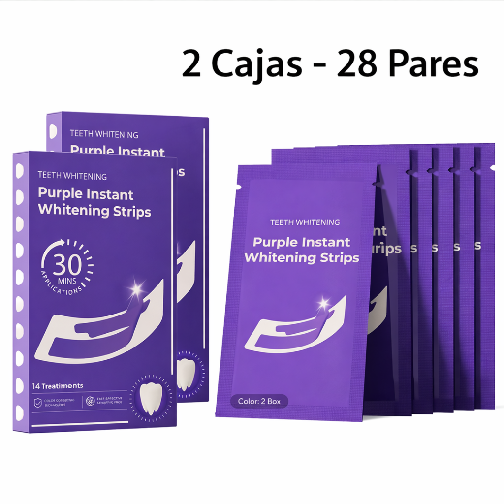 Tiras Blanqueadoras Dentales V34 Essence