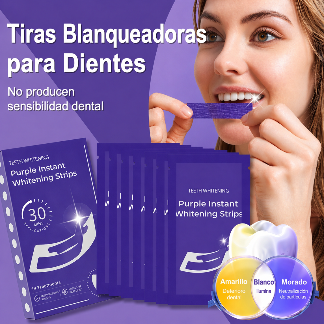 Tiras Blanqueadoras Dentales V34 Essence